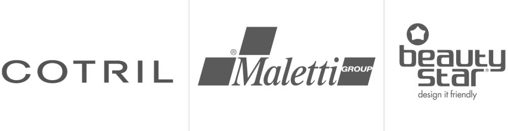 Logo Cotril, Maletti, Beauty Star